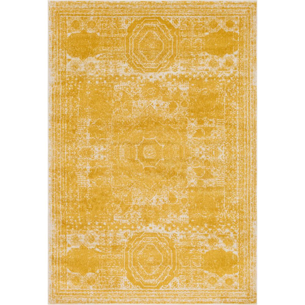 Wells Bromley Rug, Yellow (7' 0 x 10' 0). Picture 1