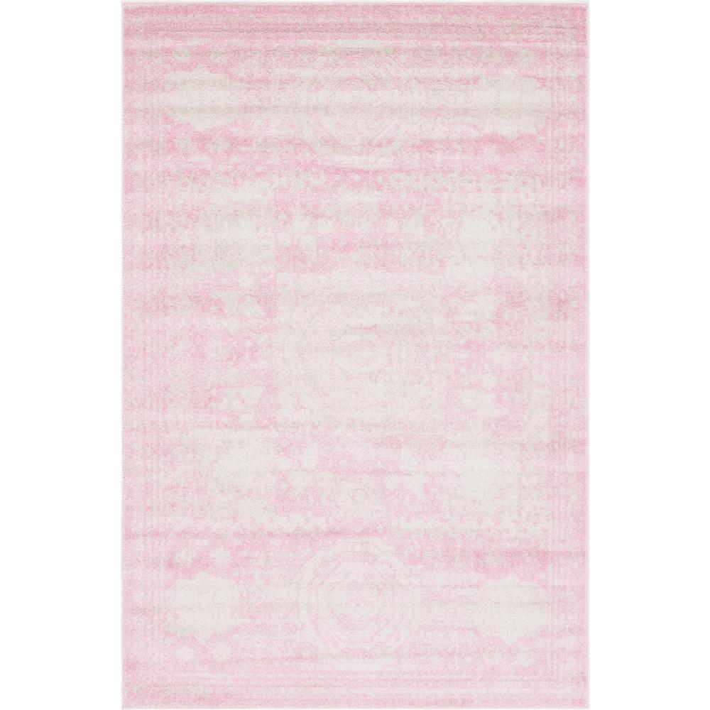 Wells Bromley Rug, Pink (6' 0 x 9' 0). Picture 1