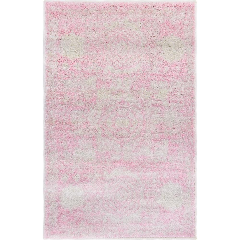 Wells Bromley Rug, Pink (2' 0 x 3' 0). Picture 1