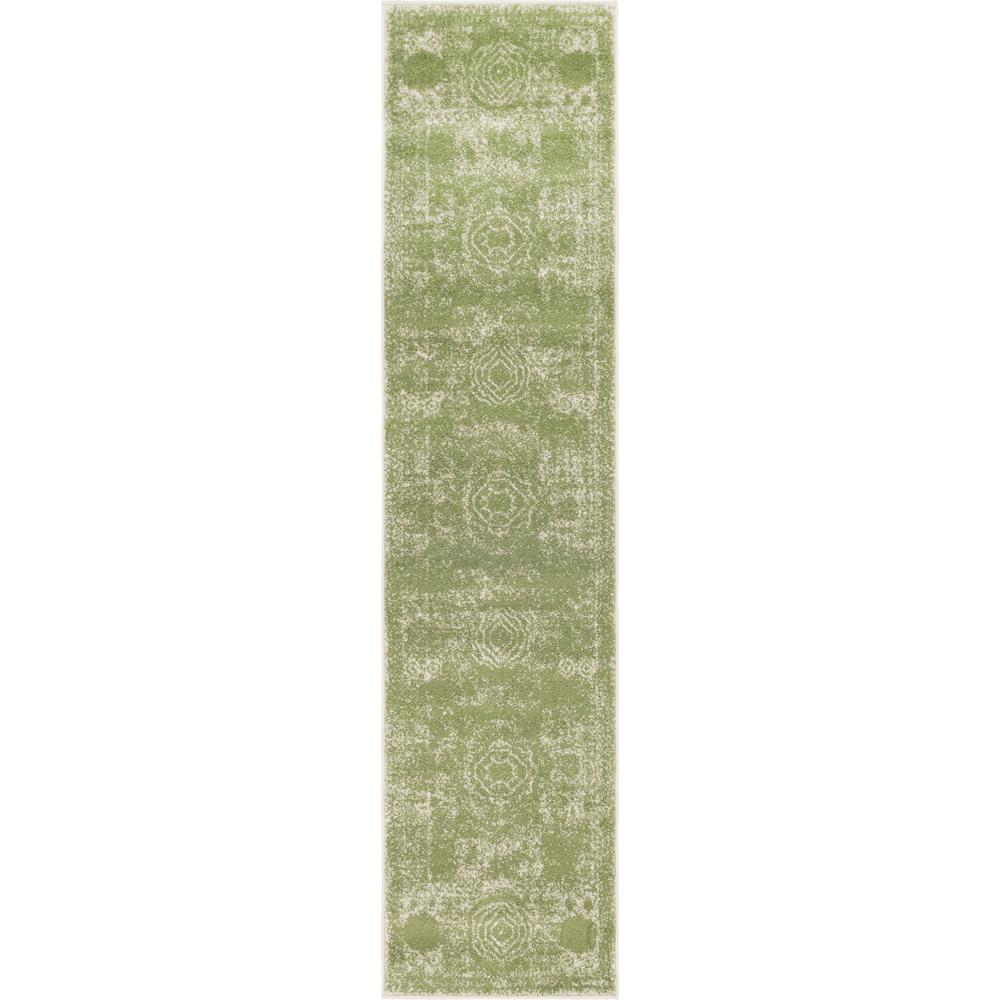 Wells Bromley Rug, Green (2' 0 x 8' 8). Picture 1