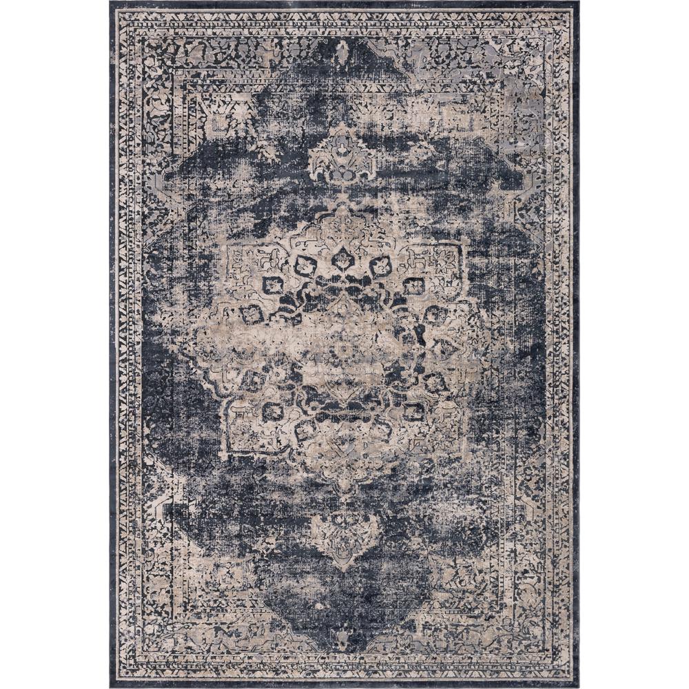 Chateau Roosevelt Rug, Navy Blue (10' 0 x 14' 5). Picture 1