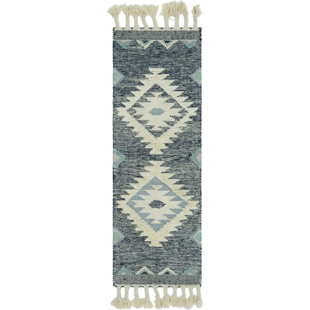 Mesa Rug, Navy Blue (2' 2 x 6' 0). Picture 1