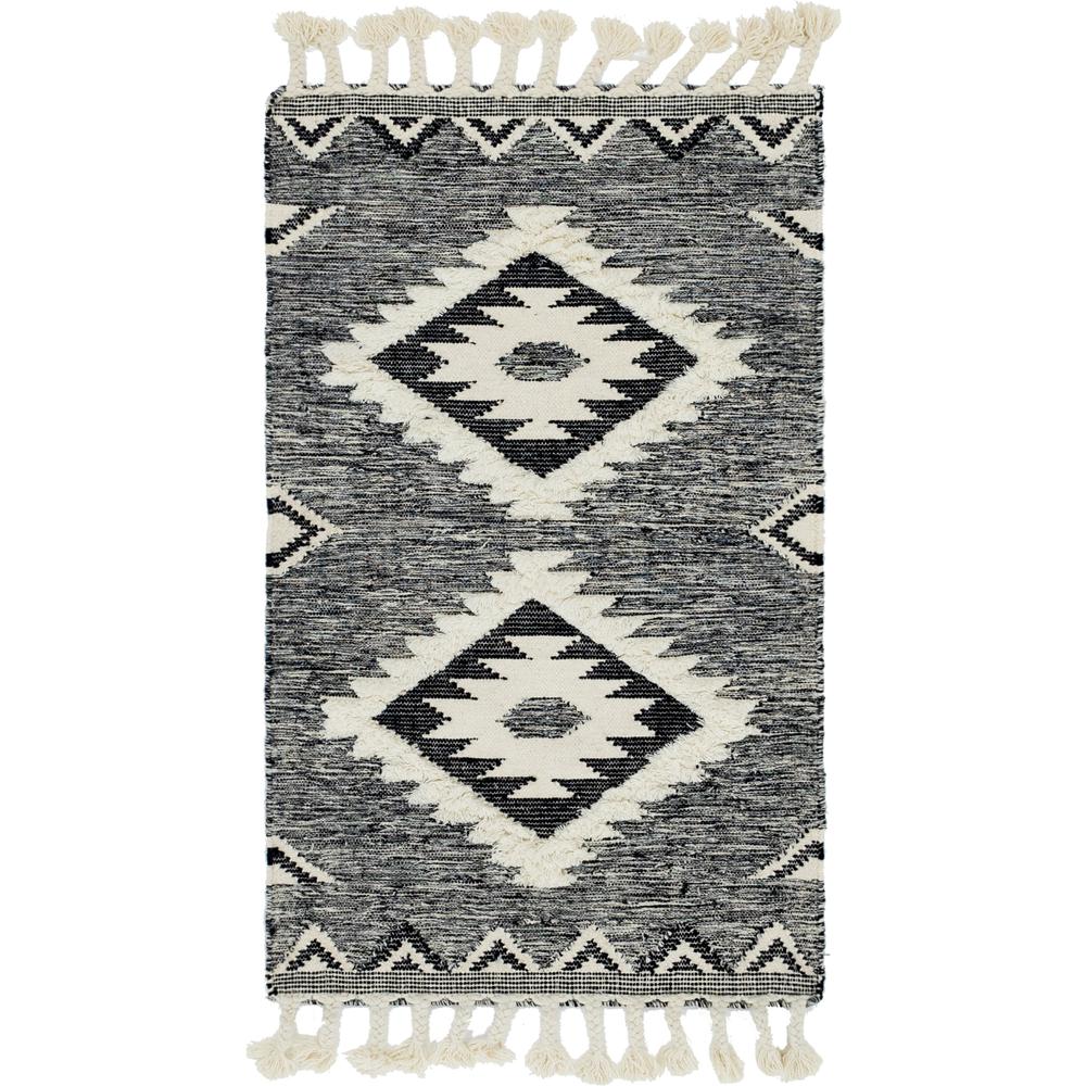 Mesa Rug, Charcoal (3' 3 x 5' 0). Picture 1