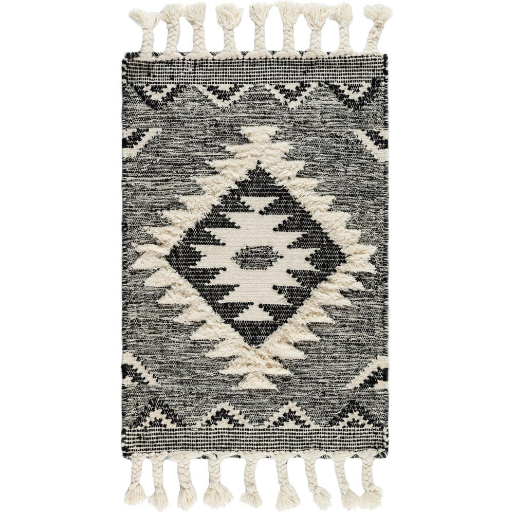 Mesa Rug, Charcoal (2' 0 x 3' 0). Picture 1