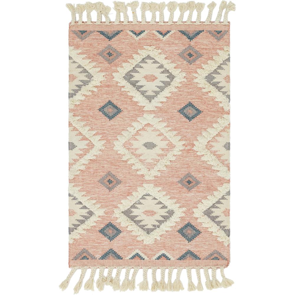 Mesa Rug, Pink (4' 0 x 6' 0). Picture 1