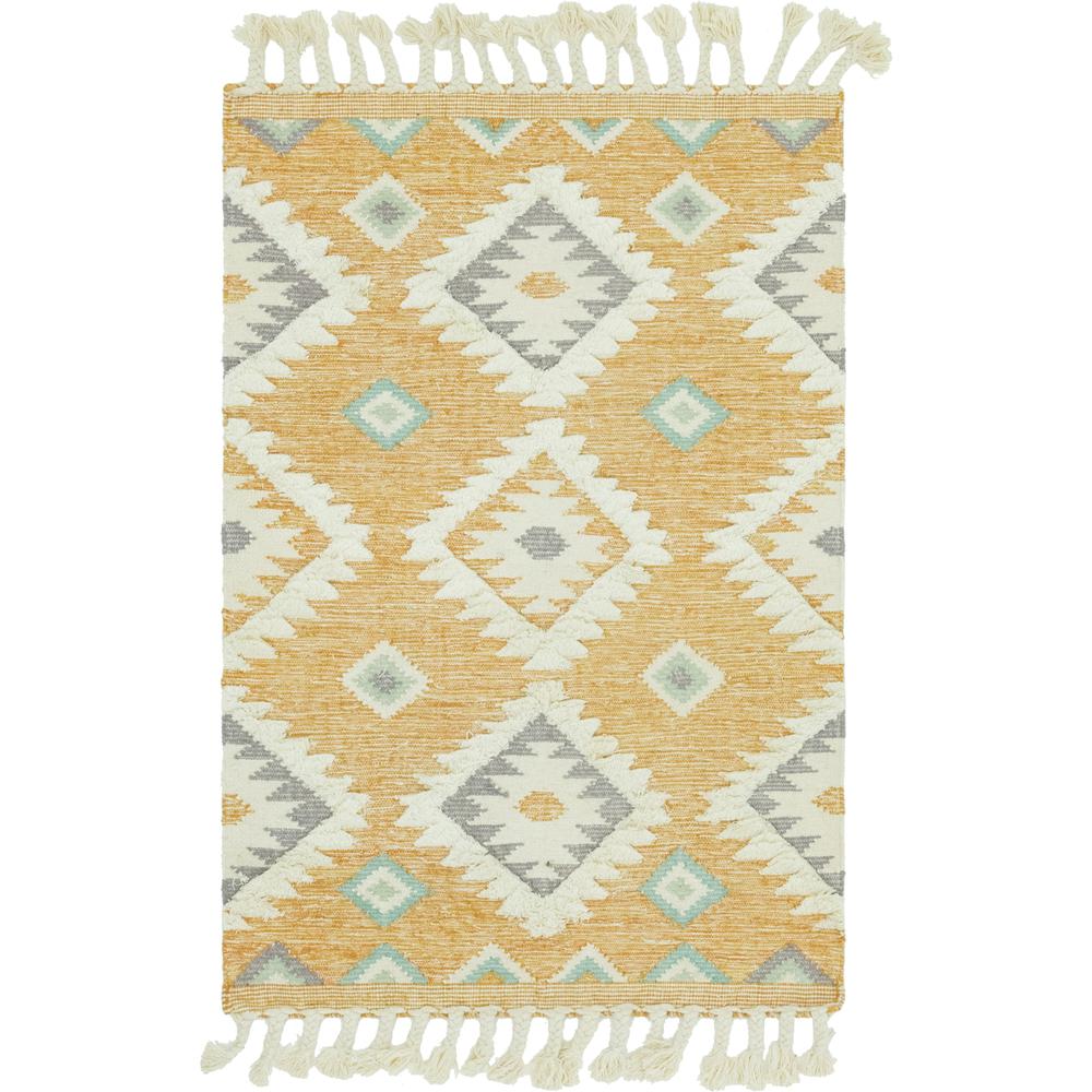 Mesa Rug, Yellow (4' 0 x 6' 0). Picture 1
