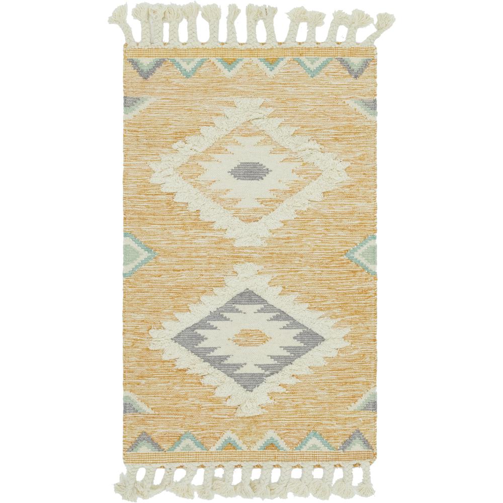 Mesa Rug, Yellow (3' 3 x 5' 0). Picture 1