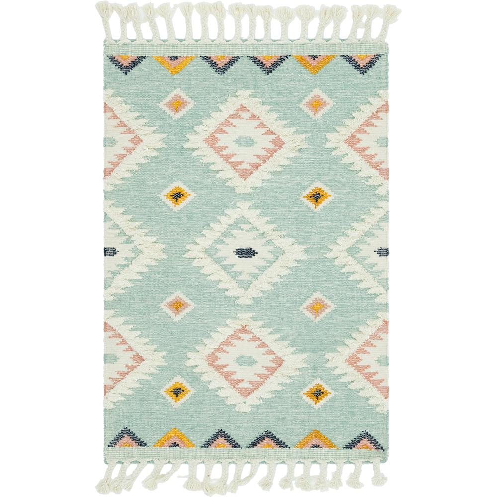 Mesa Rug, Light Blue (4' 0 x 6' 0). Picture 1
