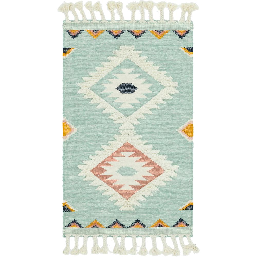 Mesa Rug, Light Blue (3' 3 x 5' 0). Picture 1