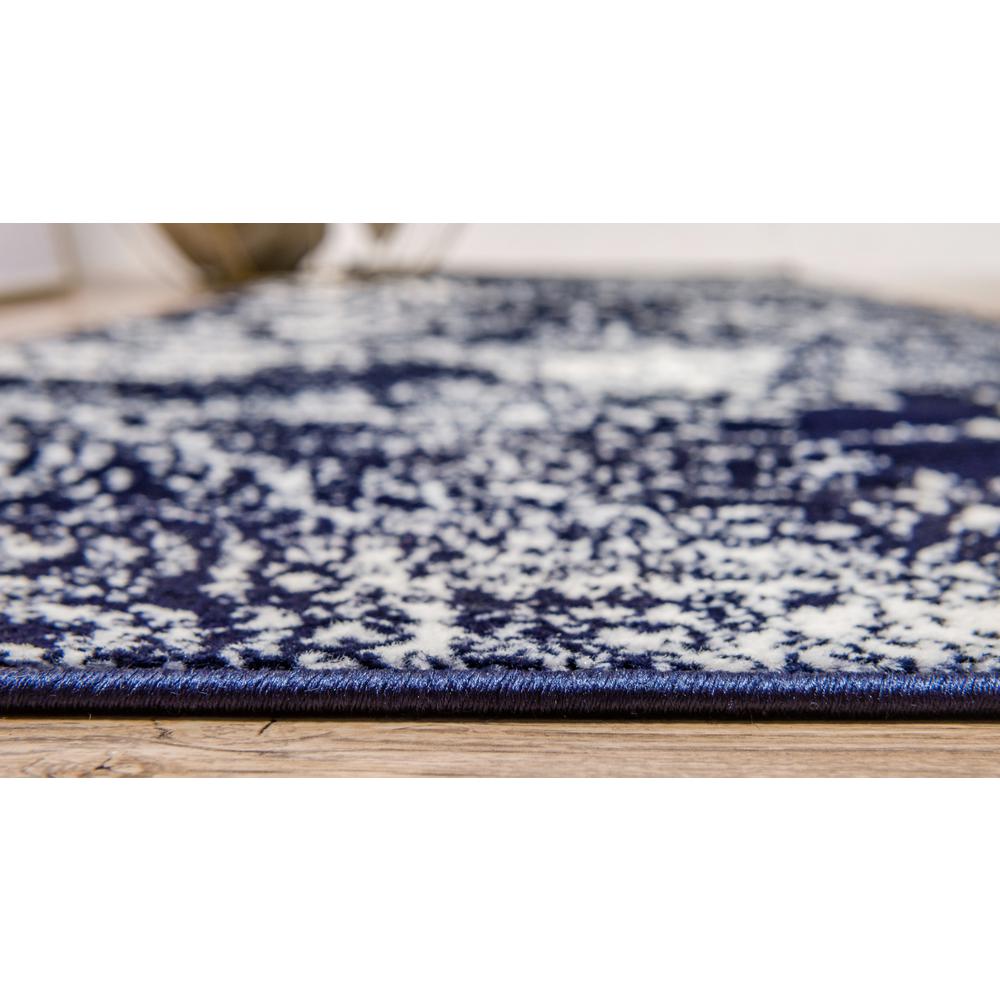 Grand Sofia Rug, Navy Blue (5' 0 x 5' 0). Picture 5