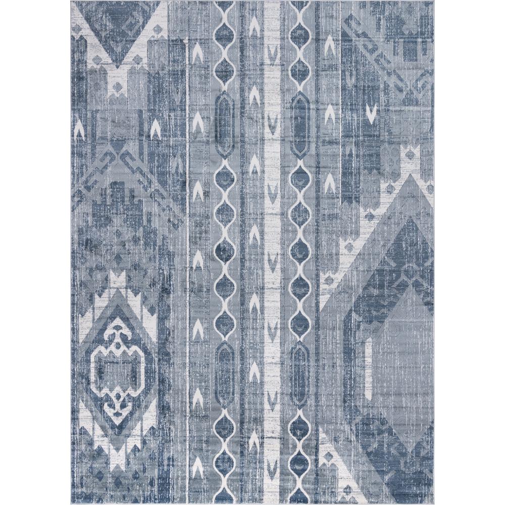 Orford Portland Rug, Blue (10' 0 x 14' 0). Picture 1