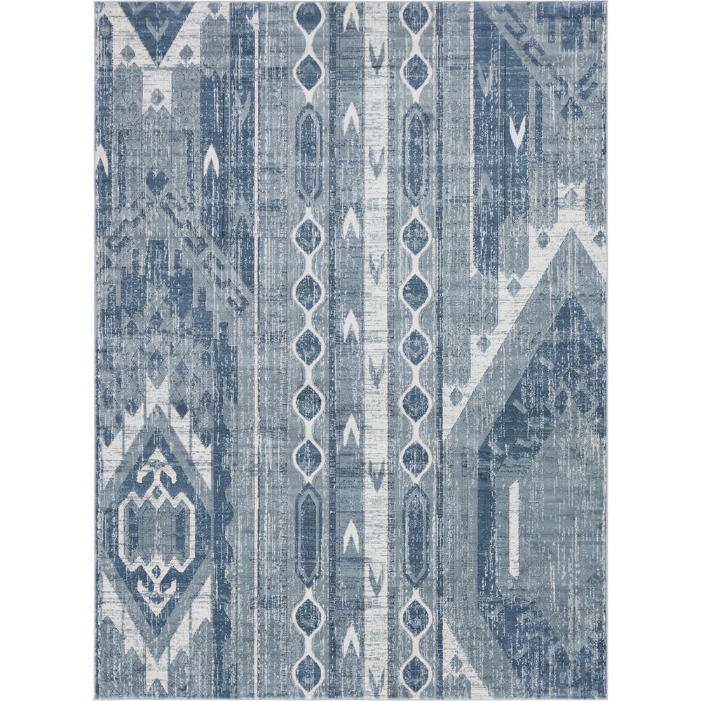 Orford Portland Rug, Blue (8' 0 x 11' 0). Picture 1