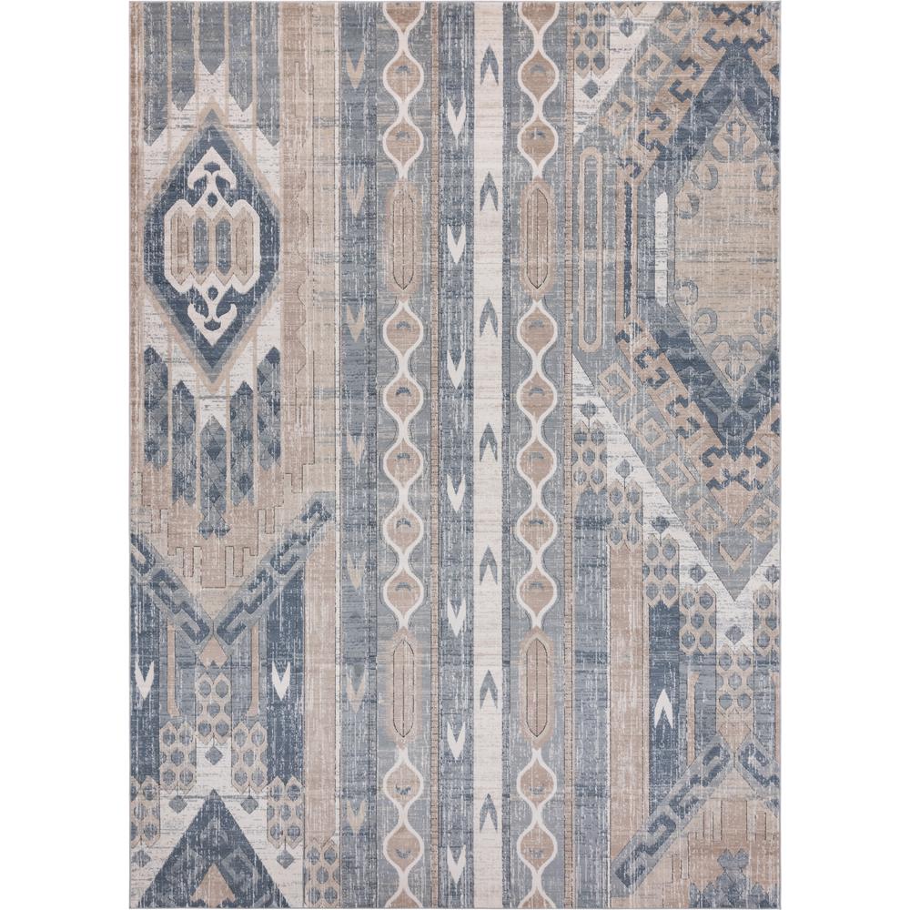 Orford Portland Rug, Navy Blue/Tan (10' 0 x 14' 0). Picture 1
