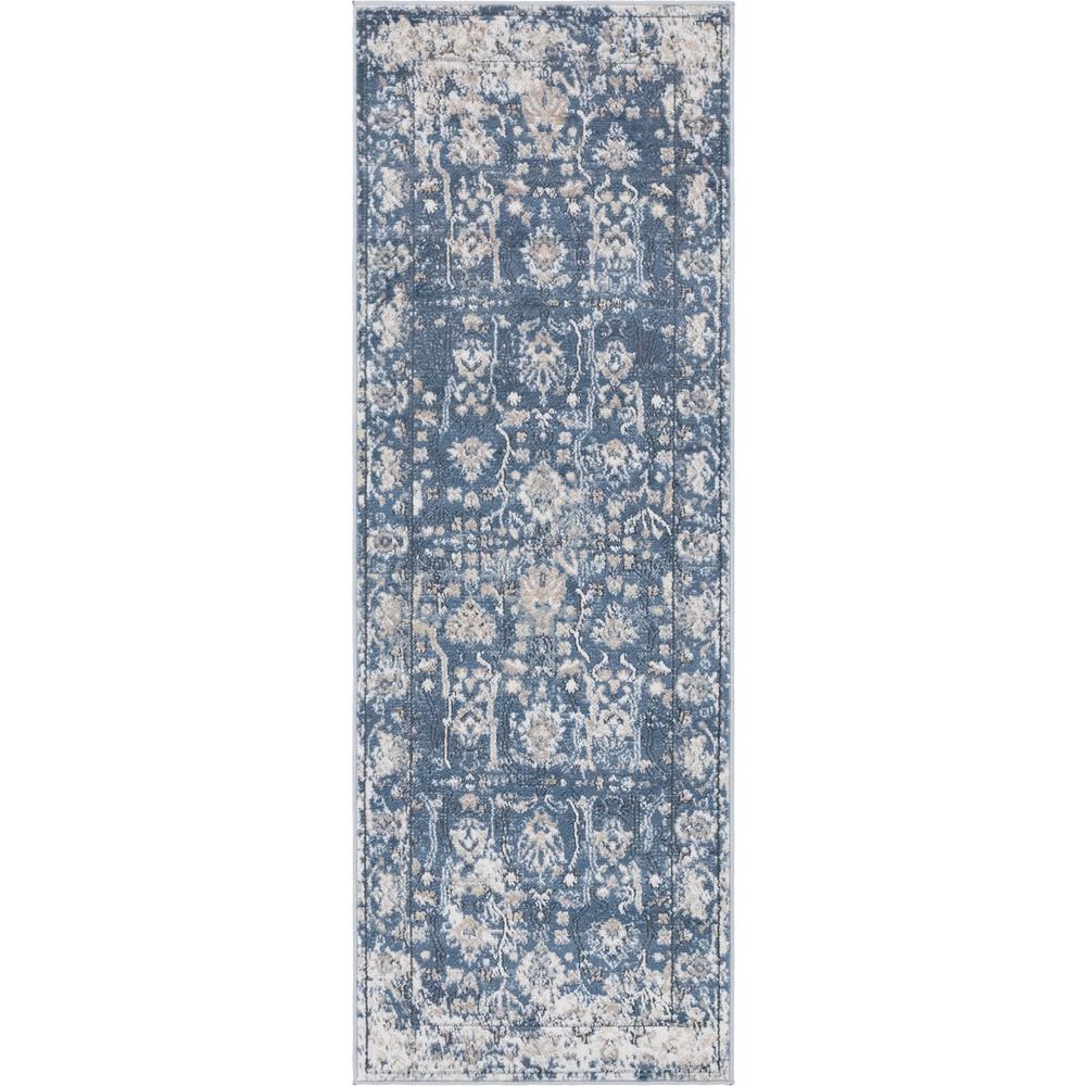 Central Portland Rug, Blue (2' 2 x 6' 0). Picture 1