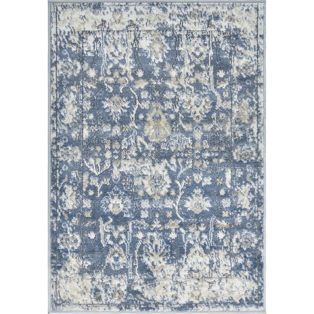 Central Portland Rug, Blue (2' 2 x 3' 0). Picture 1
