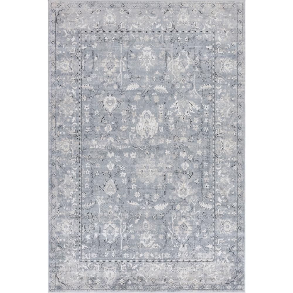 Central Portland Rug, Gray (6' 0 x 9' 0). Picture 1