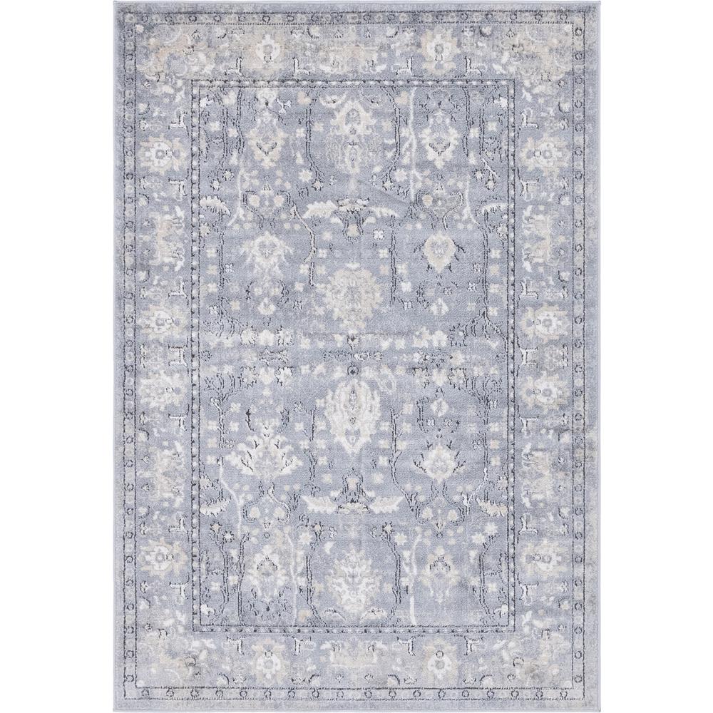 Central Portland Rug, Gray (4' 0 x 6' 0). Picture 1