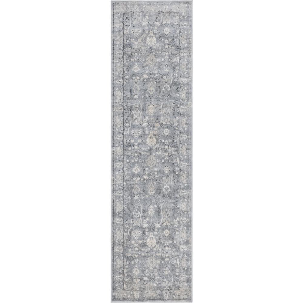 Central Portland Rug, Gray (2' 2 x 8' 0). Picture 1