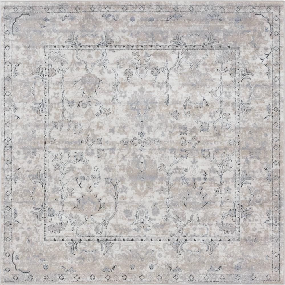 Central Portland Rug, Ivory (6' 0 x 6' 0). Picture 1