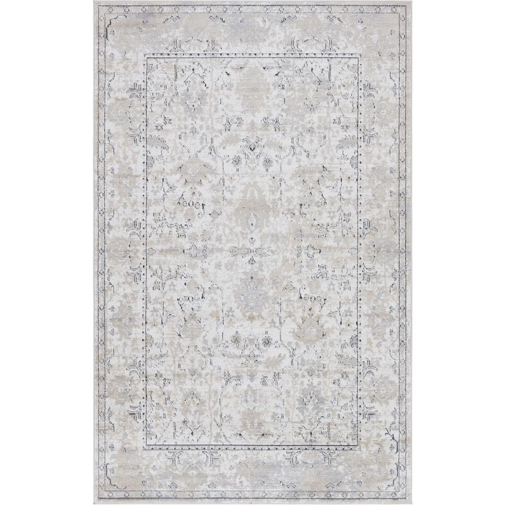Central Portland Rug, Ivory (5' 0 x 8' 0). Picture 1
