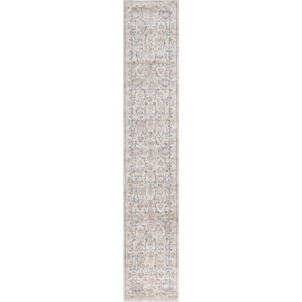 Central Portland Rug, Ivory (2' 2 x 12' 0). Picture 1