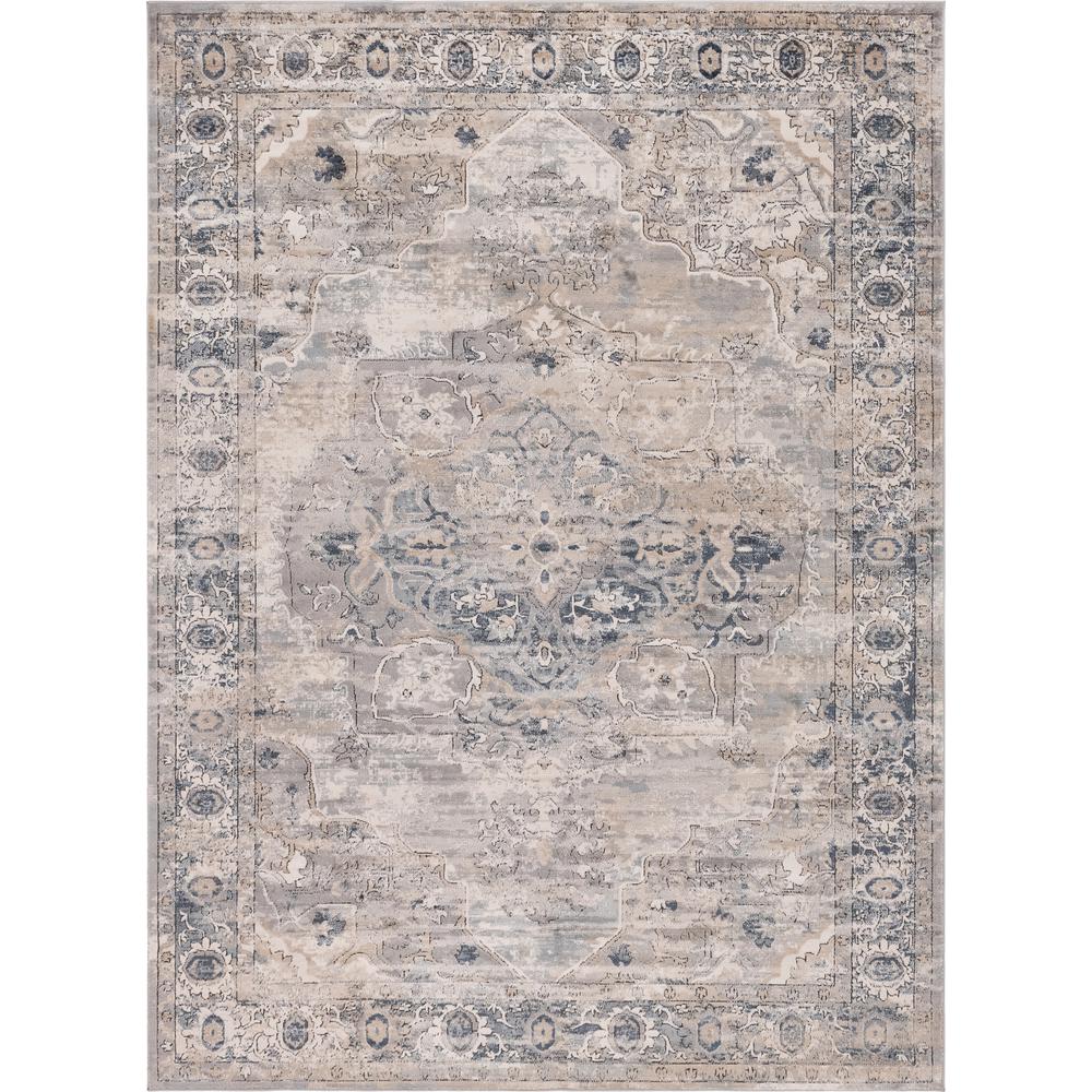 Canby Portland Rug, Ivory/Gray (8' 0 x 11' 0). Picture 1