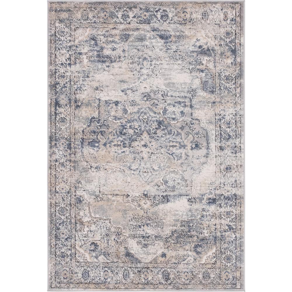 Canby Portland Rug, Ivory/Gray (4' 0 x 6' 0). Picture 1