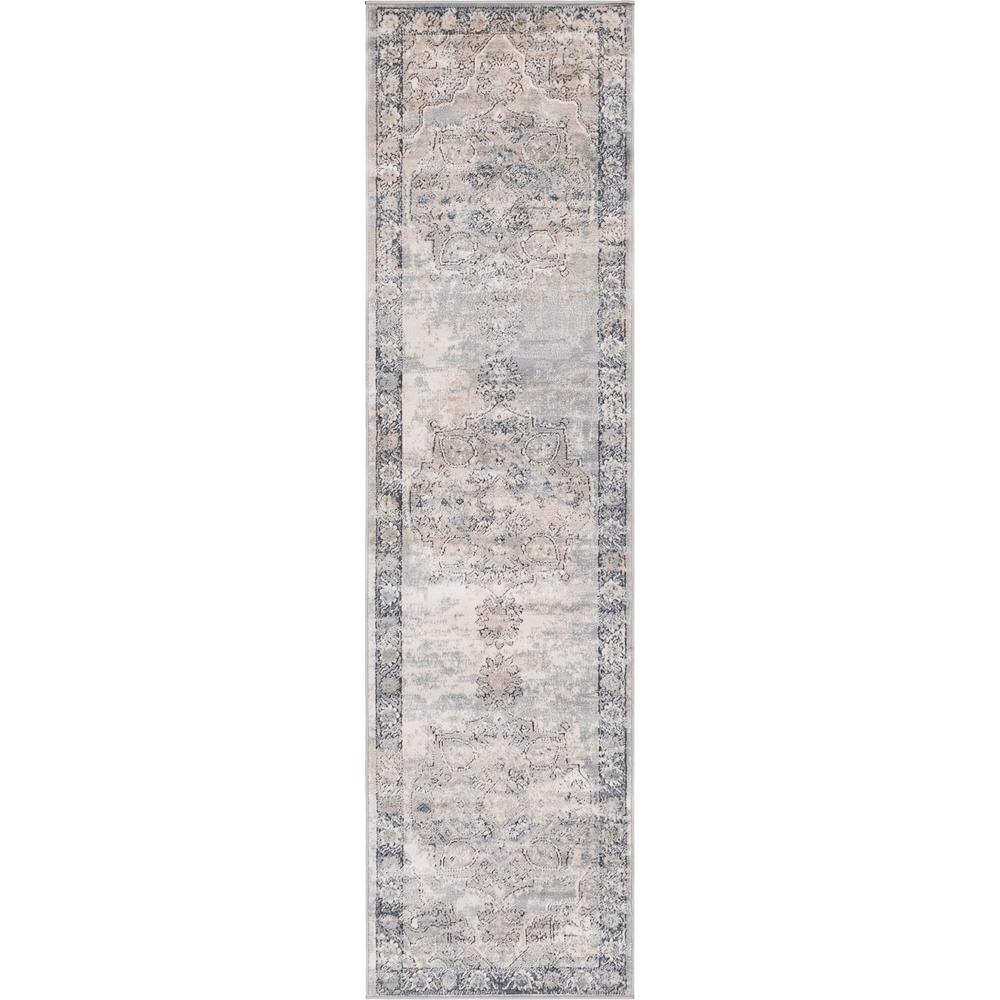 Canby Portland Rug, Ivory/Gray (2' 2 x 8' 0). Picture 1