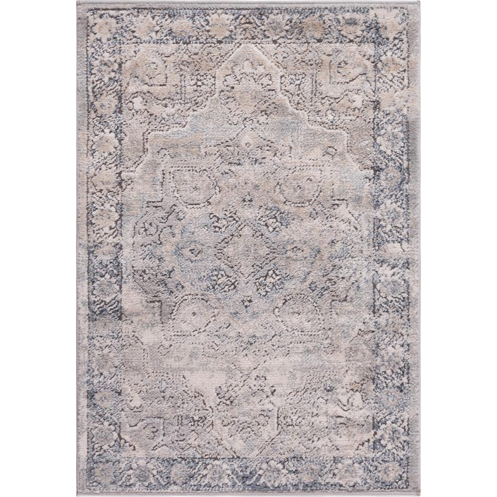 Canby Portland Rug, Ivory/Gray (2' 2 x 3' 0). Picture 1