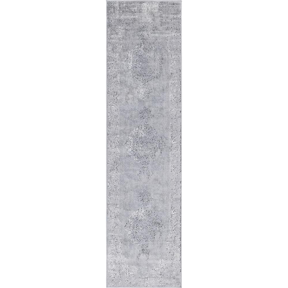 Woodburn Portland Rug, Light Gray (2' 2 x 8' 0). Picture 1