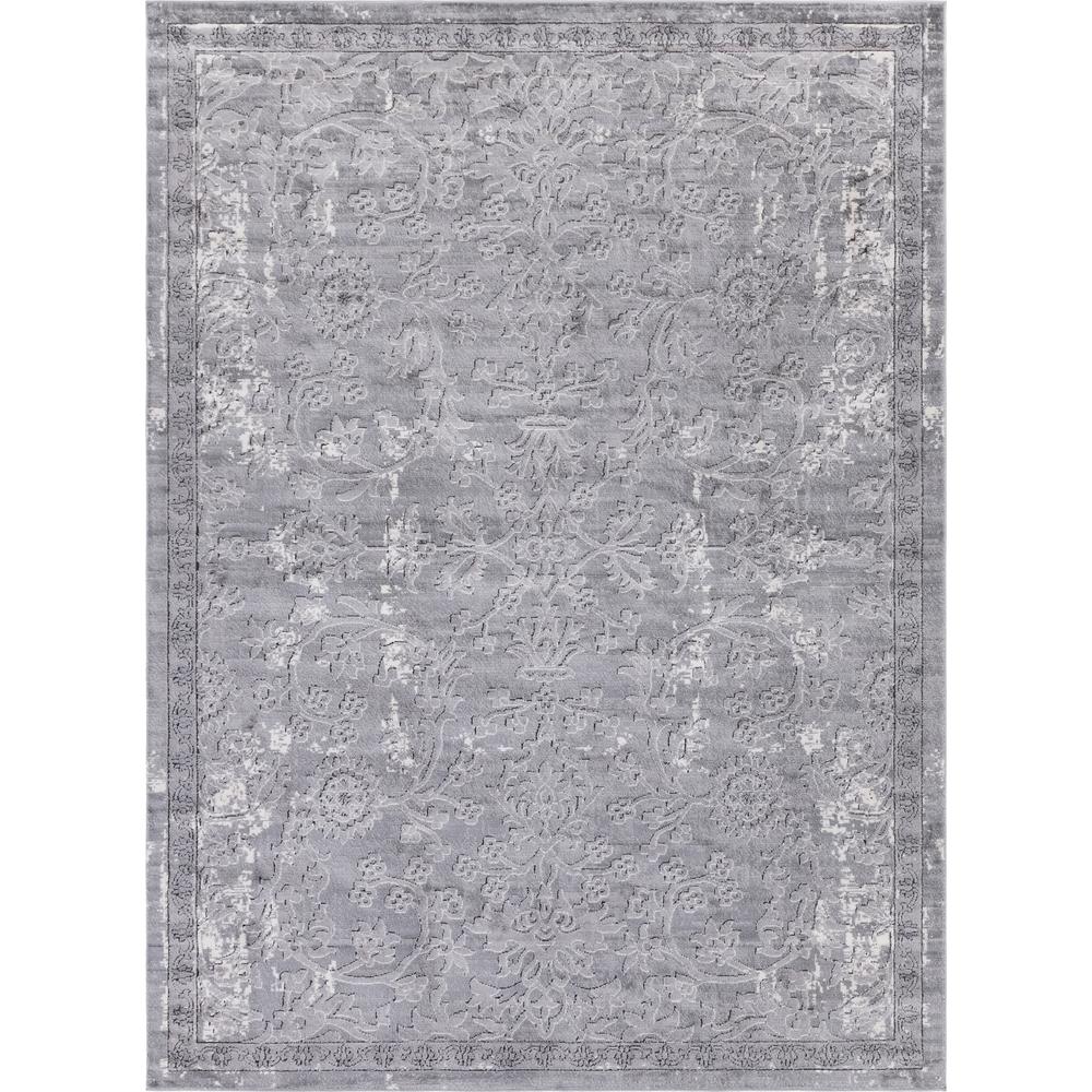 Albany Portland Rug, Gray (8' 0 x 11' 0). Picture 1