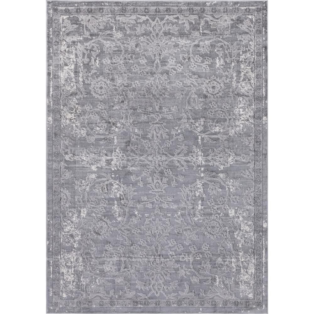 Albany Portland Rug, Gray (7' 0 x 10' 0). Picture 1