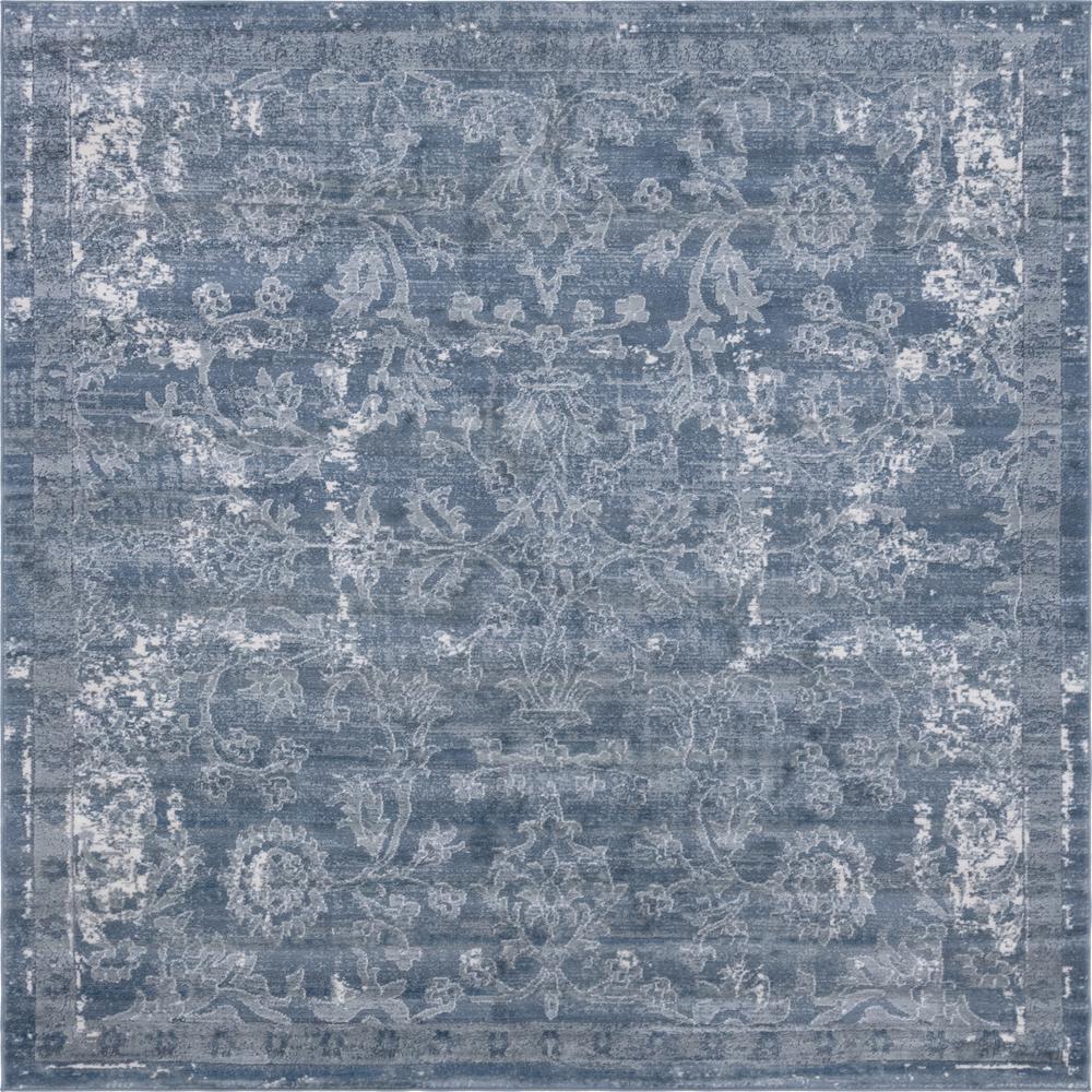 Albany Portland Rug, Blue (8' 0 x 8' 0). Picture 1