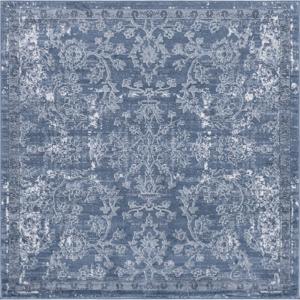 Albany Portland Rug, Blue (6' 0 x 6' 0). Picture 1