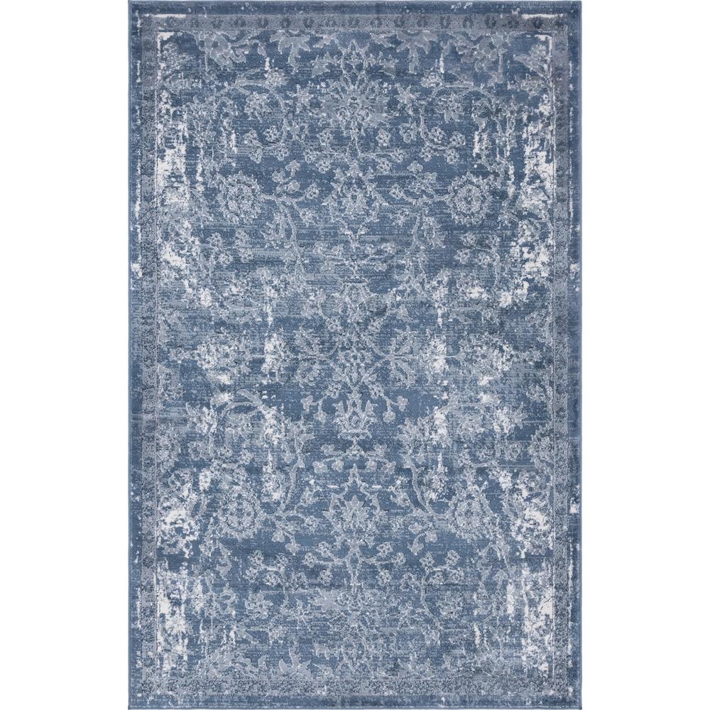 Albany Portland Rug, Blue (5' 0 x 8' 0). Picture 1