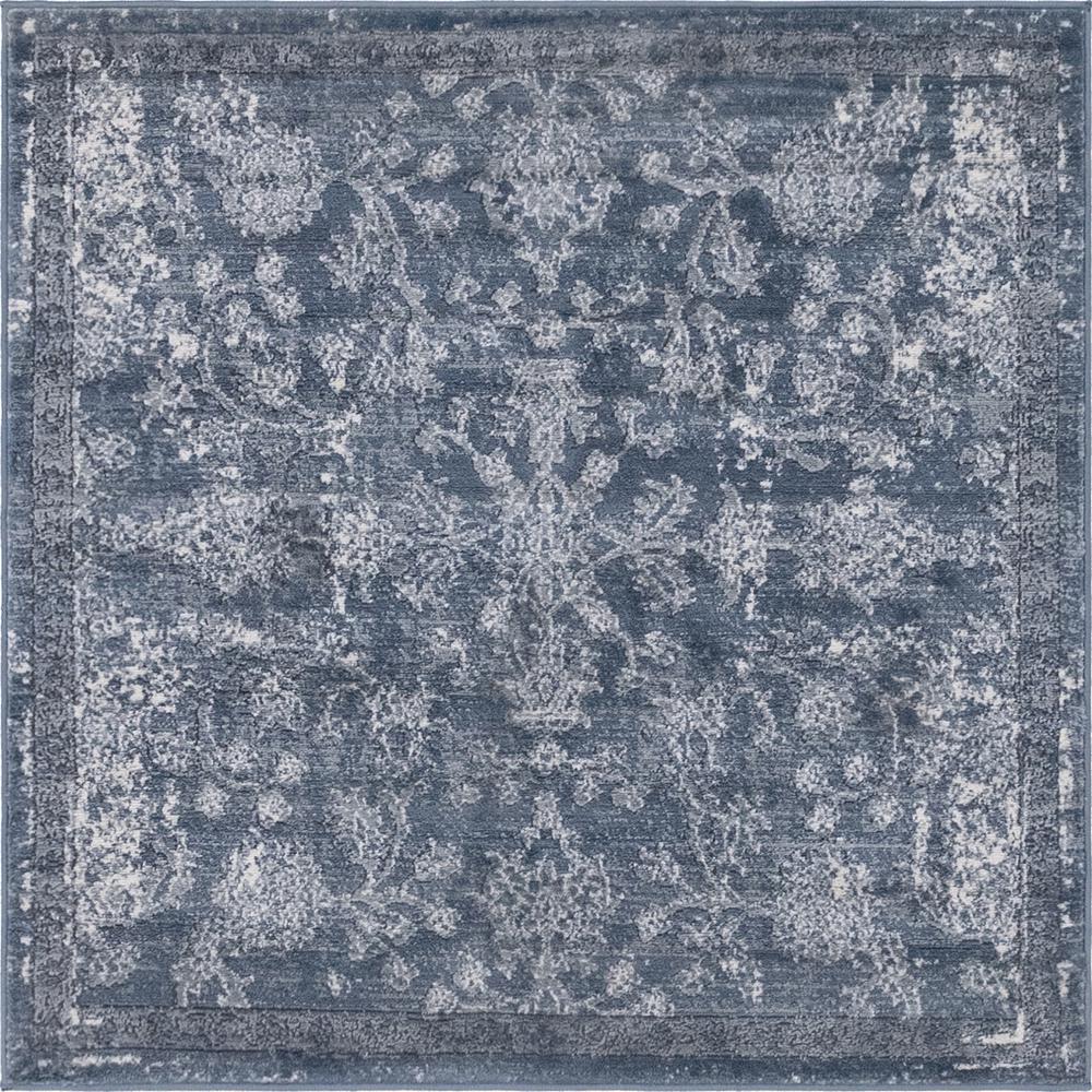 Albany Portland Rug, Blue (4' 0 x 4' 0). Picture 1
