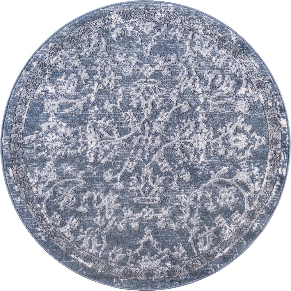 Albany Portland Rug, Blue (3' 3 x 3' 3). Picture 1