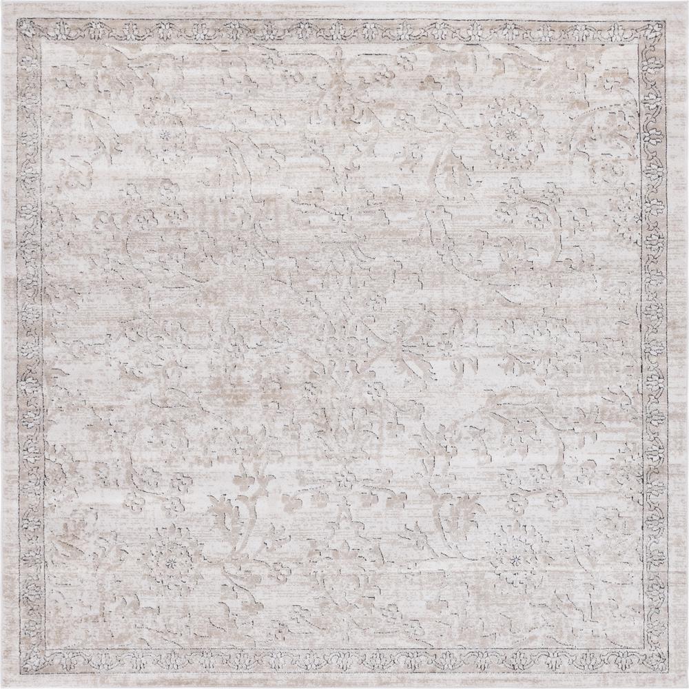 Albany Portland Rug, Ivory/Beige (8' 0 x 8' 0). Picture 1