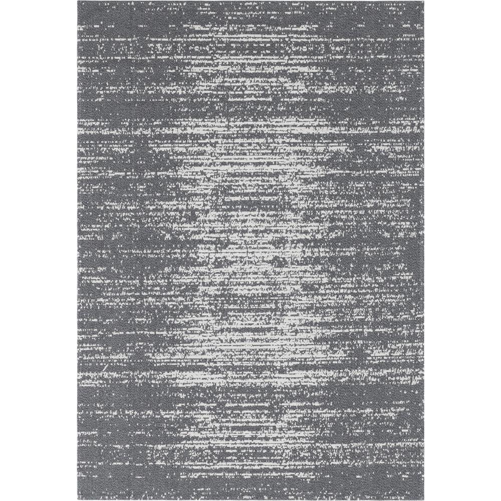 Static Decatur Rug, Gray/Ivory (6' 4 x 9' 0). Picture 1