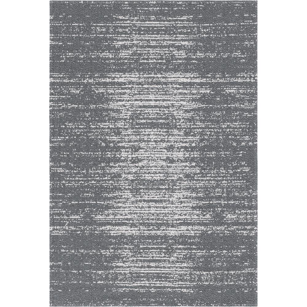 Static Decatur Rug, Gray/Ivory (5' 2 x 7' 5). Picture 1
