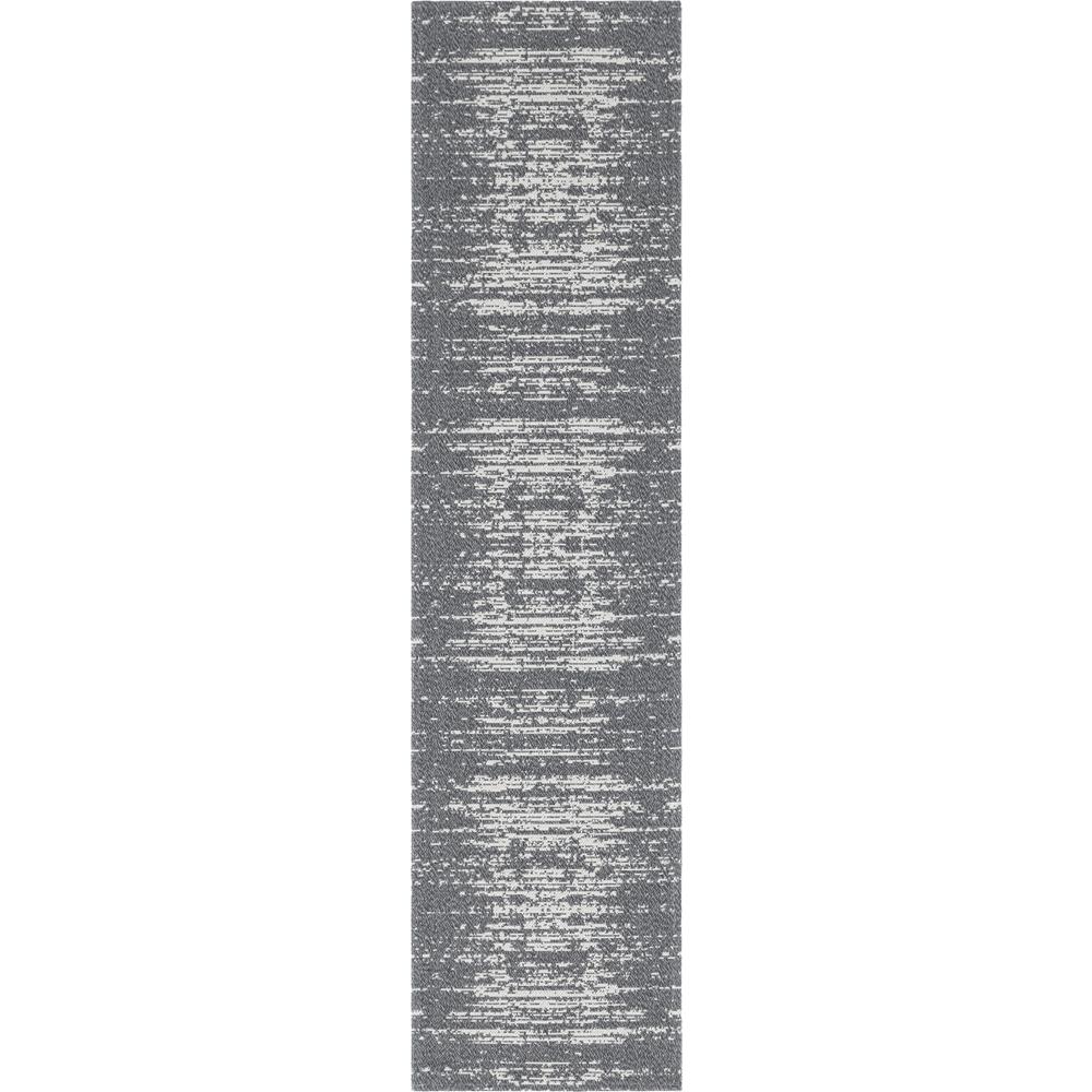 Static Decatur Rug, Gray/Ivory (2' 2 x 7' 4). Picture 1