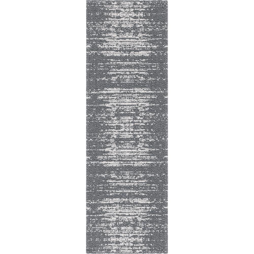 Static Decatur Rug, Gray/Ivory (2' 2 x 6' 0). Picture 1