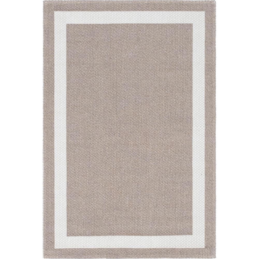 Border Decatur Rug, Taupe/Ivory (2' 2 x 3' 0). Picture 1