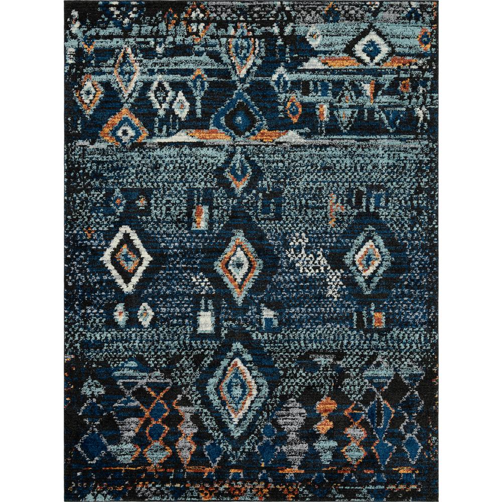 Palace Arabia Rug, Navy Blue (9' 0 x 12' 0). Picture 1