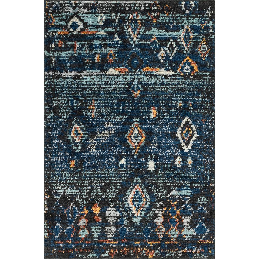 Palace Arabia Rug, Navy Blue (4' 0 x 6' 0). Picture 1