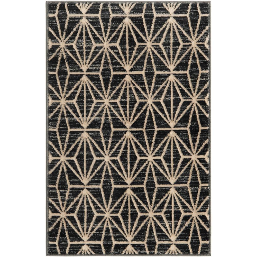 Uptown Fifth Avenue Area Rug 2' 0" x 3' 1", Rectangular Navy Blue. Picture 1