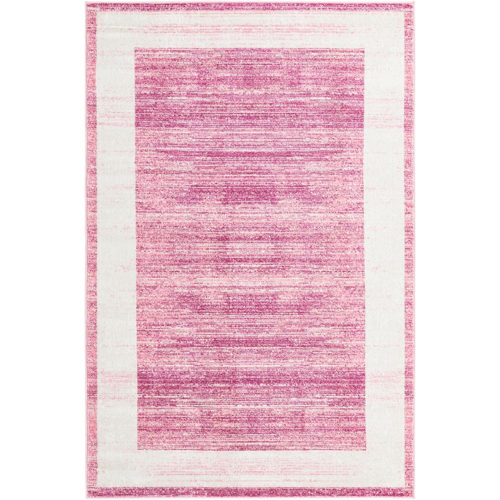 Uptown Yorkville Area Rug 5' 3" x 8' 0", Rectangular Pink. Picture 1