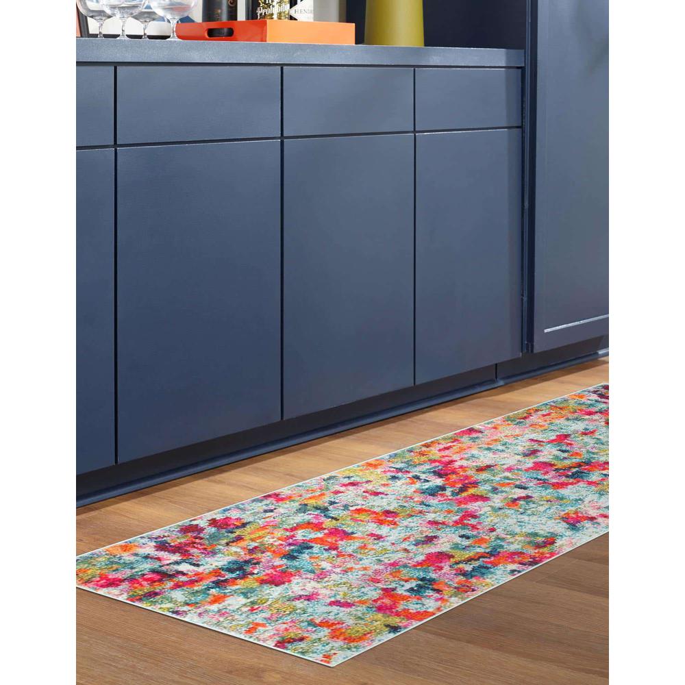 Chromatic Champagne Area Rug 2' 7" x 12' 0", Runner Multi. Picture 4