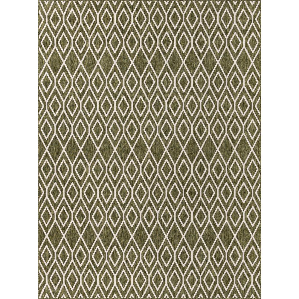 Jill Zarin Outdoor Turks and Caicos Area Rug 9' 0" x 12' 0", Rectangular Green. Picture 1