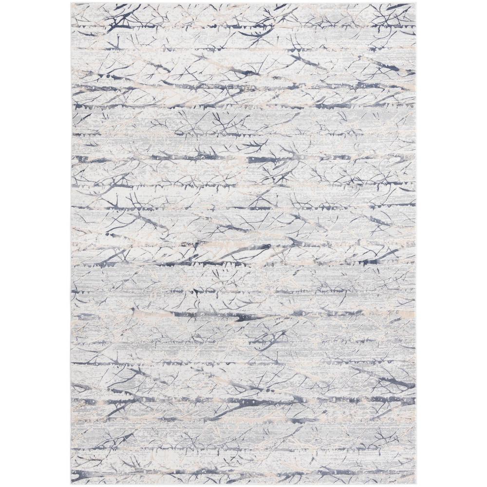 Finsbury Anne Area Rug 7' 0" x 10' 0", Rectangular Gray. Picture 1
